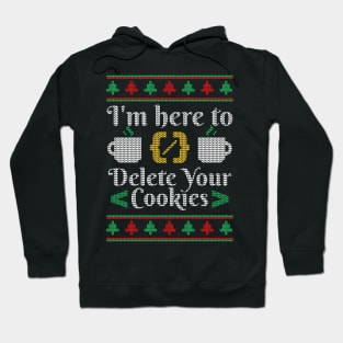 Delete Cookies Nerd informatic student Ugly sweater Hoodie